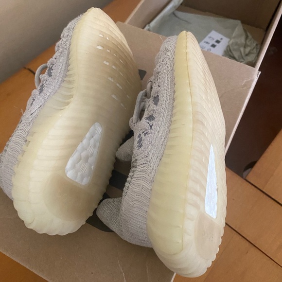 Yeezy 350V2 CMPCT Infants by adidas Gray Knited Sneakers - Like New Condition - Picture 9 of 9
